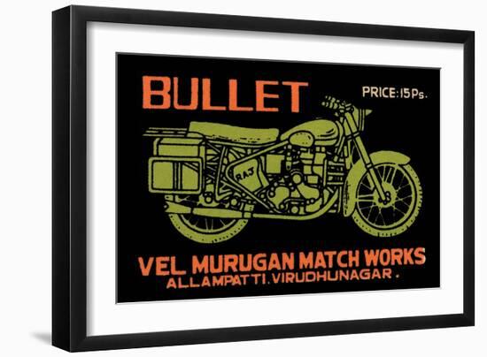 Bullet-null-Framed Art Print