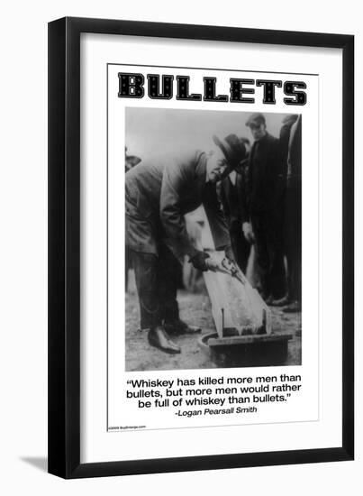 Bullets-Wilbur Pierce-Framed Art Print
