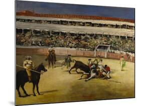 Bullfight, 1865-Edouard Manet-Mounted Giclee Print