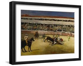 Bullfight, 1865-Edouard Manet-Framed Giclee Print