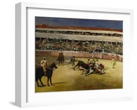 Bullfight, 1865-Edouard Manet-Framed Giclee Print