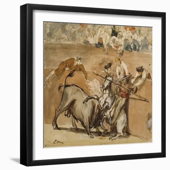 Bullfight, 1865-Edouard Manet-Framed Giclee Print