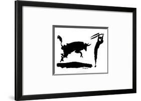 Bullfight III-Pablo Picasso-Framed Art Print