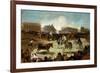 Bullfight in a Village, 1815-1819-Francisco de Goya-Framed Giclee Print