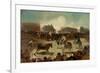 Bullfight in a Village-Francisco de Goya-Framed Giclee Print