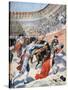 Bullfight in Madrid, Spain, 1894-null-Stretched Canvas