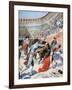 Bullfight in Madrid, Spain, 1894-null-Framed Giclee Print