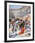 Bullfight in Madrid, Spain, 1894-null-Framed Giclee Print