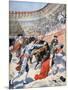 Bullfight in Madrid, Spain, 1894-null-Mounted Giclee Print