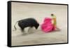 Bullfight in the Plaza De Toros Monumental De Las Ventas-Jon Hicks-Framed Stretched Canvas