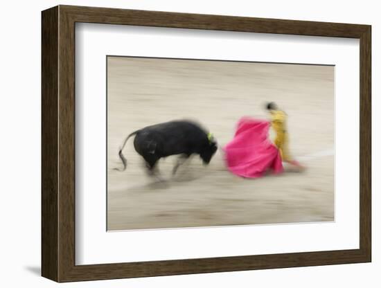 Bullfight in the Plaza De Toros Monumental De Las Ventas-Jon Hicks-Framed Photographic Print