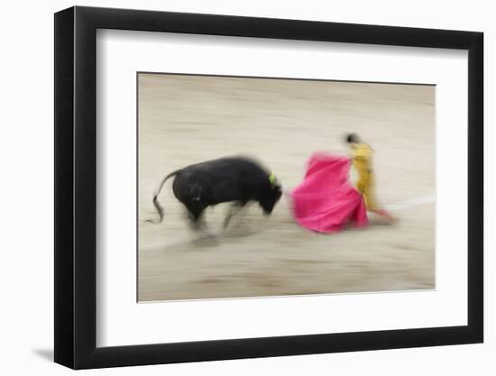 Bullfight in the Plaza De Toros Monumental De Las Ventas-Jon Hicks-Framed Photographic Print