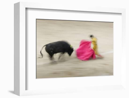 Bullfight in the Plaza De Toros Monumental De Las Ventas-Jon Hicks-Framed Photographic Print