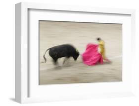 Bullfight in the Plaza De Toros Monumental De Las Ventas-Jon Hicks-Framed Photographic Print
