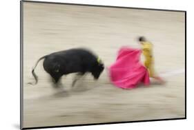 Bullfight in the Plaza De Toros Monumental De Las Ventas-Jon Hicks-Mounted Photographic Print