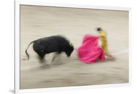 Bullfight in the Plaza De Toros Monumental De Las Ventas-Jon Hicks-Framed Photographic Print