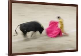 Bullfight in the Plaza De Toros Monumental De Las Ventas-Jon Hicks-Framed Photographic Print