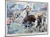 Bullfight Incident, Arles, France, 1898-F Meaulle-Mounted Giclee Print