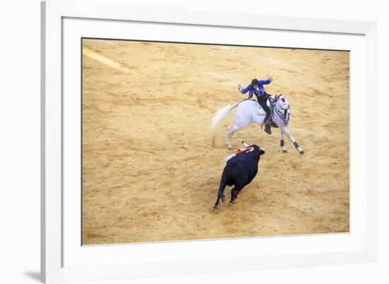 Bullfight, Jerez De La Frontera, Cadiz Province, Andalusia, Spain-Neil Farrin-Framed Photographic Print