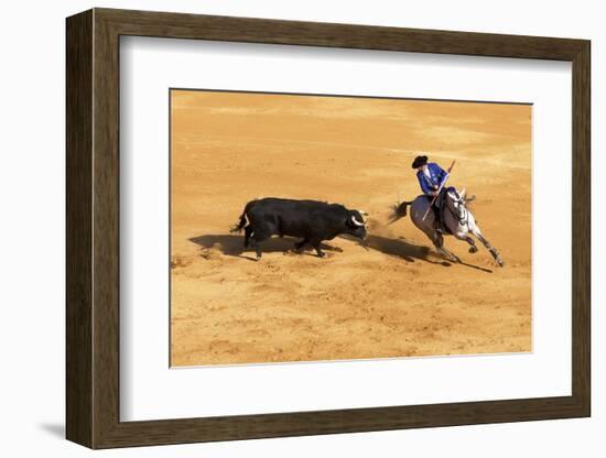 Bullfight, Jerez De La Frontera, Cadiz Province, Andalusia, Spain-Neil Farrin-Framed Photographic Print