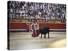 Bullfight, Pamplona, Spain-null-Stretched Canvas
