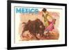 Bullfight Poster, Mexico-null-Framed Premium Giclee Print