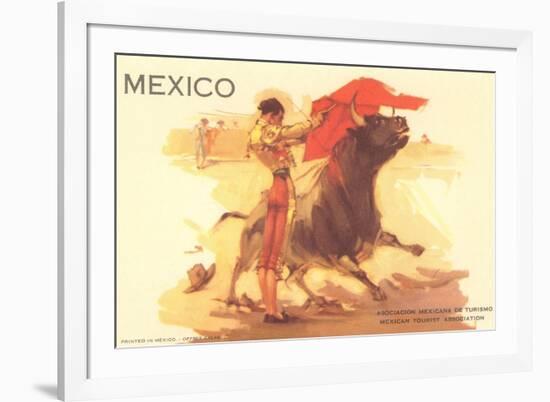 Bullfight Poster, Mexico-null-Framed Art Print