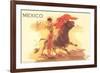 Bullfight Poster, Mexico-null-Framed Art Print