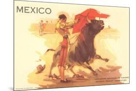 Bullfight Poster, Mexico-null-Mounted Art Print