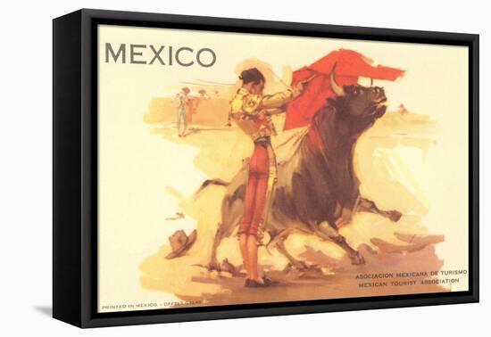 Bullfight Poster, Mexico-null-Framed Stretched Canvas