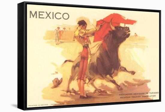 Bullfight Poster, Mexico-null-Framed Stretched Canvas