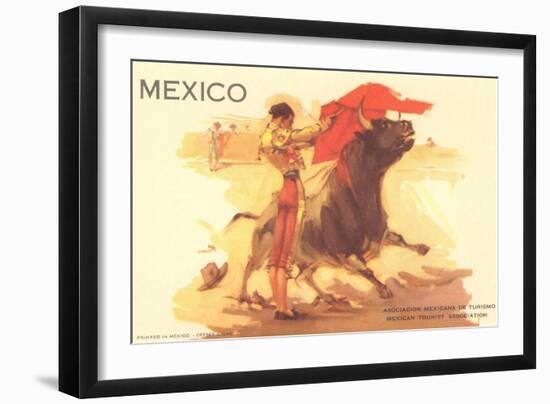 Bullfight Poster, Mexico-null-Framed Art Print