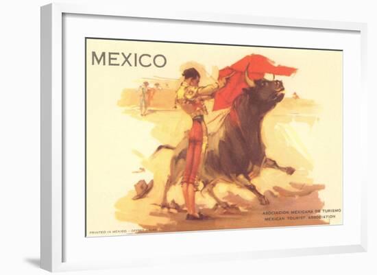 Bullfight Poster, Mexico-null-Framed Art Print