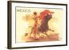 Bullfight Poster, Mexico-null-Framed Art Print