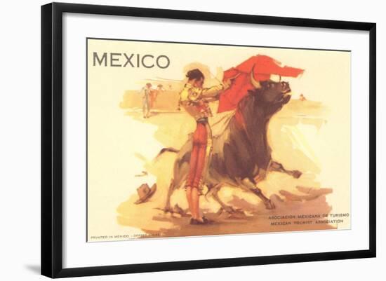 Bullfight Poster, Mexico-null-Framed Art Print