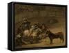 Bullfight, Suerte de Varas, 1824-Francisco de Goya-Framed Stretched Canvas