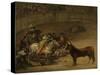 Bullfight, Suerte de Varas, 1824-Francisco de Goya-Stretched Canvas