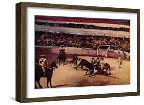 Bullfight-Edouard Manet-Framed Art Print