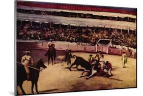 Bullfight-Edouard Manet-Mounted Art Print
