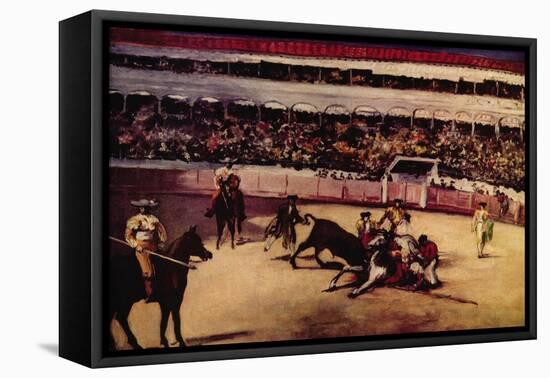 Bullfight-Edouard Manet-Framed Stretched Canvas