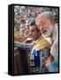 Bullfighter Antonio Ordonez in Bull Ring at El Escorial with Novelist Ernest Hemingway-Loomis Dean-Framed Stretched Canvas