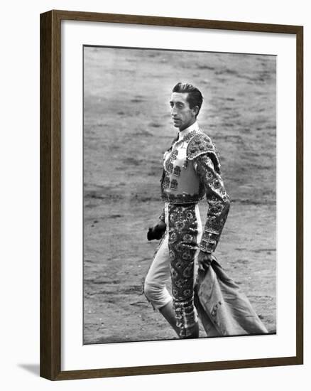 Bullfighter Manolete Accepting Applause of Crowd After Dispatching his Second Bull of the Afternoon-Tony Linck-Framed Premium Photographic Print