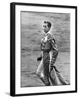 Bullfighter Manolete Accepting Applause of Crowd After Dispatching his Second Bull of the Afternoon-Tony Linck-Framed Photographic Print