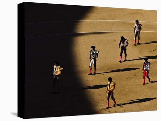 Bullfighters Make the Traditional Entrance into the Arena, before a Bullfight in Madrid-null-Stretched Canvas