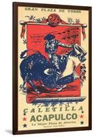 Bullfighting from Acapulco-null-Framed Art Print