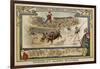 Bullfighting in the Landes, France-null-Framed Giclee Print