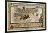 Bullfighting in the Landes, France-null-Framed Giclee Print