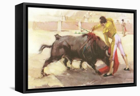 Bullfighting: The Kill-null-Framed Stretched Canvas