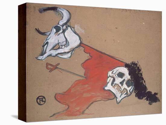 Bullfighting-Henri de Toulouse-Lautrec-Stretched Canvas