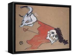 Bullfighting-Henri de Toulouse-Lautrec-Framed Stretched Canvas